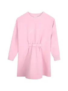 Платье с бантом Givenchy Kids, розовый