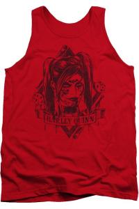 Бэтмен Рыцарь Аркхема Бриллиантовая майка для взрослых Gildan, красный