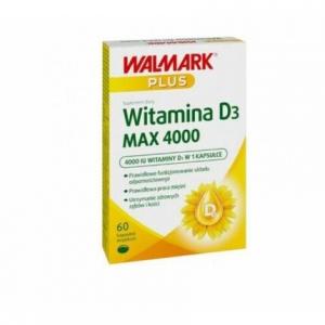 Витамин D3 Макс 4000 МЕ 60 капсул - Иммунитет Здоровые кости Зубы Иммунная система Walmark