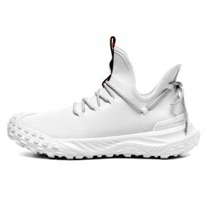 Comanier Амортизирующие противоскользящие и износостойкие утепленные низкие кеды унисекс белые, цвет White