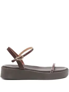 Сандалии Irida с ремешками-строчками Ancient Greek Sandals, коричневый