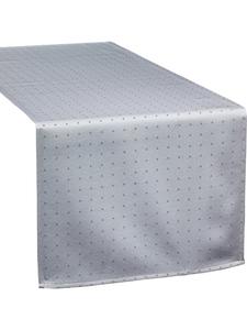 Redbest  Жаккардовая, хлопковая, тканая скатерть-дорожка Alcona антрацитового цвета