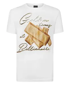 Футболка с круглым вырезом, лев Billionaire, белый