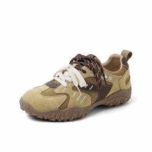 Hankermeet Женские устойчивые к истиранию низкие повседневные туфли желтого цвета, цвет Yellow