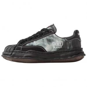 MIHARA YASUHIRO Кроссовки для скейтбординга Atmos X #FR2 x BLAKEY LOW Smoking Kills низкие Unisex Black Green