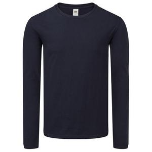 Футболка iconic 150 с длинными рукавами Fruit Of The Loom, синий