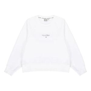 Свитер casual sports alphabet printing pullover round neck white hoodie New Balance, белый