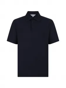 Поло на пуговицах Malo, синий