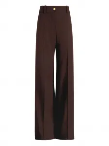 Брюки строгого кроя PATOU, коричневый