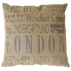 Декоративная подушка MCW London, 45x45x12 см, коричневый
