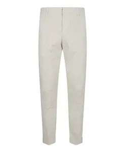 Белые брюки осень-зима 2025, стандартный крой. Dondup, белый