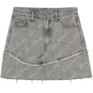 Джинсовая юбка-шорты levi's для женщин Levis, серый