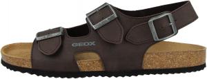 Мужские сандалии Geox на плоской подошве, Coffee