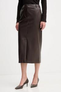 Юбка Sandro Ferrone, коричневый