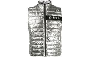 Жилет мужской серебристый Palm Angels, серебряный