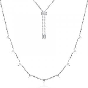 Apm Monaco Серебряное колье 925 пробы