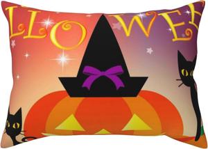 Pevtufa Наволочки с принтом тыквы на хэллоуин с застежкой конверт Halloween Pumpkin