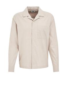 Рубашка на пуговицах классического кроя WE Fashion, светло-серый