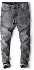 Скинни джинсы slim fit casual stretch для стритвира SIDUFHAOPKLL