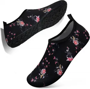 Водные обувь IceUnicorn для мужчин и женщин, пляжные, для плавания, акваноски, для бассейна, быстросохнущие, для йоги, черный