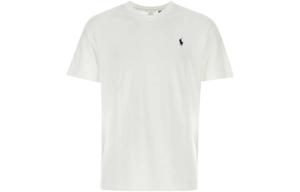 Polo Pony V Neck T Shirt Polo Ralph Lauren, белый