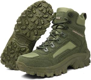 Вездеходные ботинки для мужчин, предназначенные для походов во Вьетнам, тактические, военные Geerta, зеленый