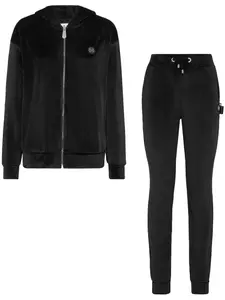 Спортивный костюм с кристаллами Philipp Plein, черный