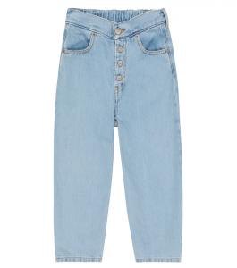 Джинсы из хлопка MM6 Maison Margiela, синий