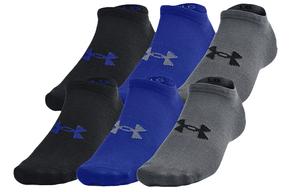 Мужские носки Under Armour, 6 pack (черный, синий, серый)