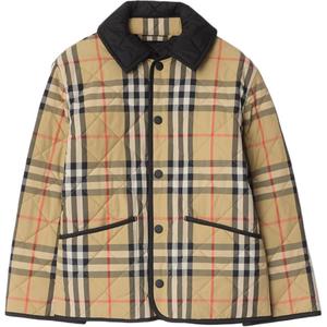 Утепленная куртка Sand для детей от 3 до 7 лет Burberry, светло-коричневый