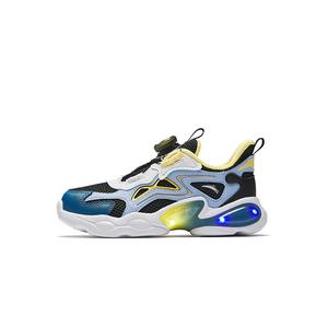 Легкие, дышащие, амортизирующие, антиударные, низкие кроссовки для детей от 3 до 7 лет Wing Flash Antakids, черный/синий