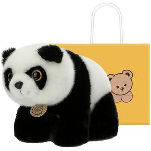 Плюшевая кукла Animal Panda в стоячей позе, высота 15см/35см/40см BOWEN BEAR