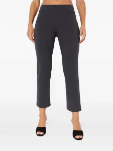 Классические укороченные брюки без складок Norma Kamali, серый