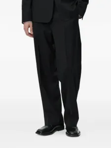 Шерстяной однобортный пиджак Mfpen, черный