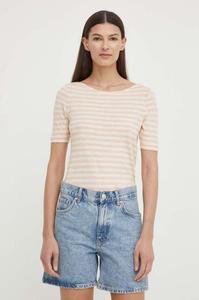 Хлопковая футболка Marc O'Polo, розовый