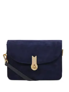 Сумка-сэтчел с клапаном amato daniele, синий