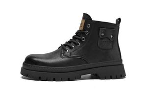 Ботинки Martin мужские черные/хаки/коричневые FAIRWHALE, средний хаки (хлопок)