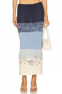 X revolve mira юбка Agua Bendita, radiant ombre floral