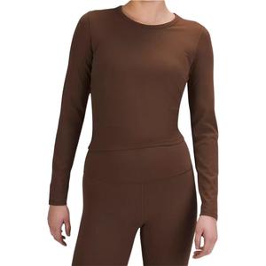 Футболка женская Lululemon, коричневый