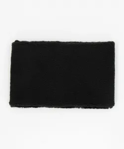 Шарф-снуд из флиса и меха боа Comme Ca Ism, цвет Black