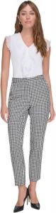 Женские брюки Tommy Hilfiger Gingham Sloane Ankle, Midnight Ivory