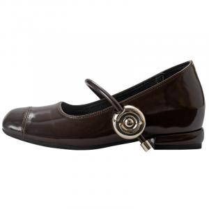 Туфли Мэри Джейн на массивном каблуке для женщин Wonderful couple, Cherry Red