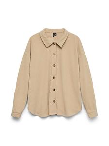Vero Moda Вельветовая рубашка бежевого цвета