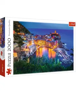 Красный пазл из 2000 деталей — Вернацца в сумерках Trefl, multi-color