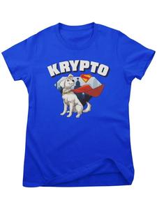 Футболка Krypto The Superdog Girly Tee синего цвета Superman