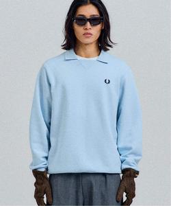 Фред Перри/Фред Перри, толстовка на заказ в футбольных цветах Journal Standard, цвет Saxe Blue