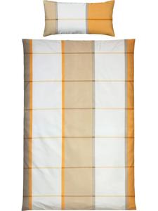 Мягкое махровое постельное белье оранжевого цвета Erwin Müller, 155x200 см (40x80 см)