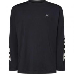 Oakley Мужские футболки, черные, с круглым вырезом, средней и стандартной длины