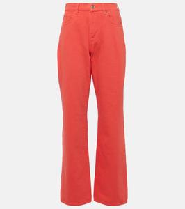 Прямые джинсы tess с высокой посадкой 7 For All Mankind, красный