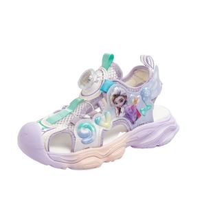 Детские сандалии с низким верхом, нескользящие, износостойкие, дышащие RHOBESAM, фиолетовый